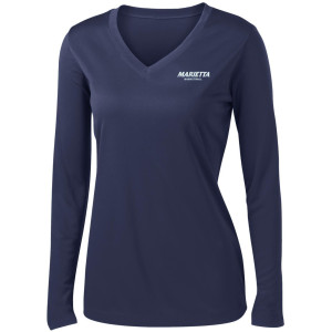MC BALL LADIES LS 100% POLY TEE
