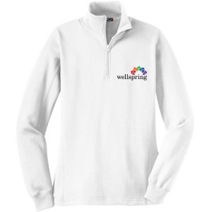 Sport-Tek® Ladies 1/4-Zip Sweatshirt - LST253 (Black Rainbow Logo)
