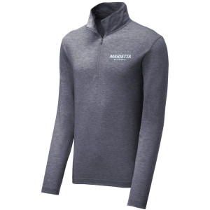 MC BBALL UNISEX TRIBLEND LT 1/4 ZIP