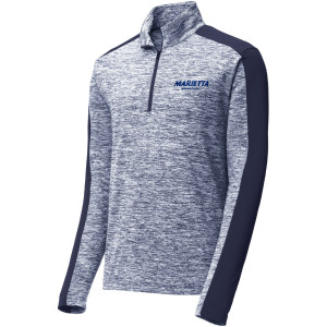 MC BBALL UNISEX COLORBLOCK THIN 1/4 ZIP
