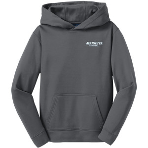 MC BBALL YOUTH WICKING HOODED PULLOVER