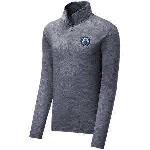 TRT TRIBLEND WICKING LTWT 1/4 ZIP
