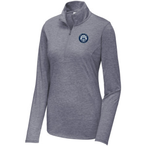 TRT LADIES TRIBLEND WICKING LTWT. 1/4 ZIP