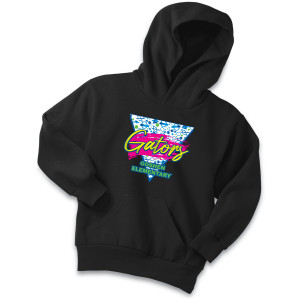Port & Company® Youth Core Fleece Pullover Hooded Sweatshirt - PC90YH (90's Gators Logo)