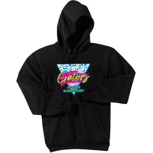 Port & Company® Core Fleece Pullover Hooded Sweatshirt - PC78H (90's Gators Logo)