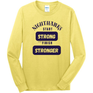 PC54LS Adult Nighthawks Tee Yellow