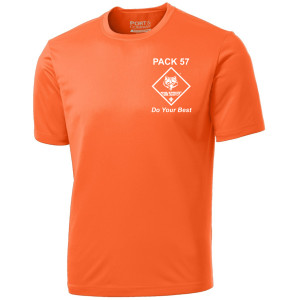 PC380 ADULT Orange Dri-fit Tee