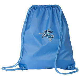 PCES emb large drawstring bag