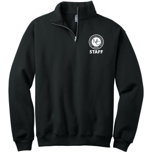 NuBlend 1/4 Zip - Wht Ink