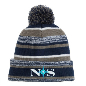 NS on New Era beanie