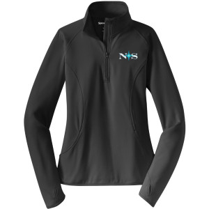 NS EMB LADIES Stretch 1/2 Zip