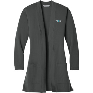 NS EMB LADIES Long Cardigan