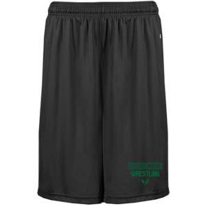 BG4127 Black Dri-fit Shorts (ADULT)