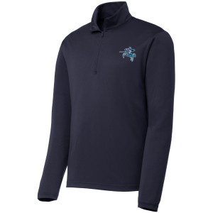 PCES ADULT Moisture Wicking lightweight 1/4 zip