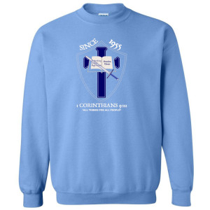 70th Anniversary on ADULT Crewneck Sweatshirt