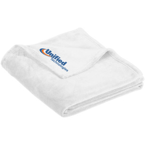 Port Authority ®Ultra Plush Blanket - BP31 (Blue Logo)
