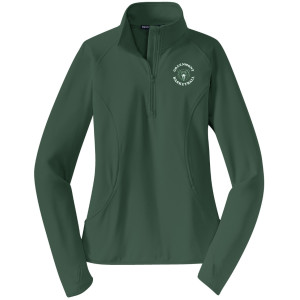 GRIZZLIES EMB LADIES 1/4 zip Stretch Pullover