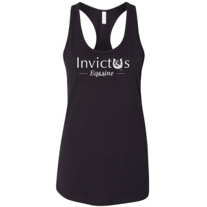 Women's Razor Back Tank Top - White Logo