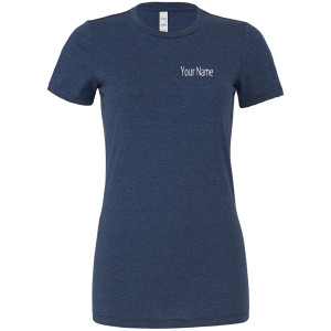 Customizable Women's Fit T-Shirt - White Imprint