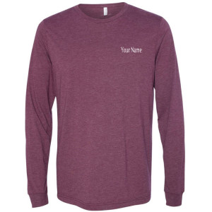 Show Mom Long Sleeve Shirt White Imprint