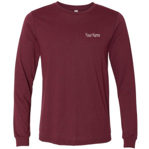 Show Dad Long Sleeve Shirt White Imprint