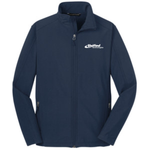 Port Authority® Tall Core Soft Shell Jacket - TLJ317 (White Logo)