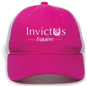 Embroidered Fuchsia Cap