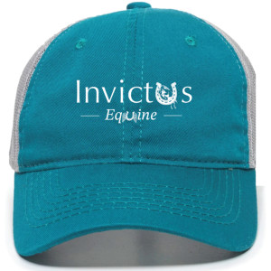 Aqua Embroidered Cap