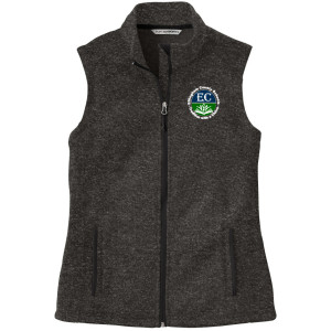 L236 Ladies Sweater Fleece Vest