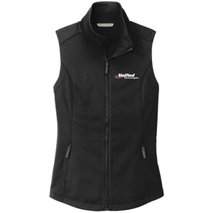 Port Authority® Women's Collective Smooth Fleece Vest - L906 (White Logo)