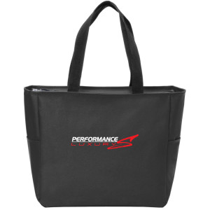 Performance Luxury – BG410 Port Authority® Essential Zip Tote
