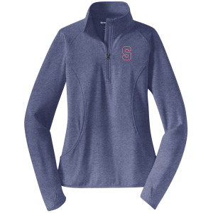 SOUTH on LADIES emb 1/4 zip