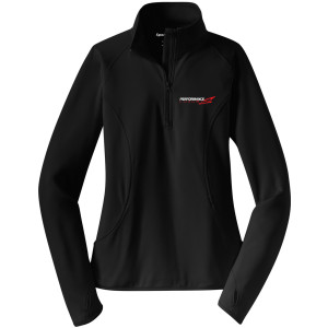 Performance Luxury – LST850 Sport-Tek® Ladies Sport-Wick® Stretch 1/2-Zip Pullover