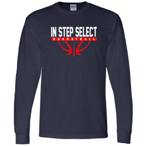IN STEP Full logo ADULT LS Tee