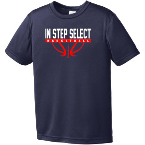 IN STEP Full logo YOUTH 100% POLY Tee