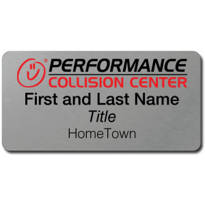 Performance Collision Center – Name Tag