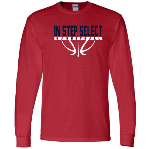 IN STEP Full logo ADULT LS Tee