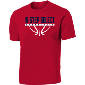 IN STEP Full logo ADULT 100% POLY Tee
