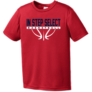 IN STEP Full logo YOUTH 100% POLY Tee