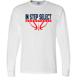 IN STEP Full logo ADULT LS Tee