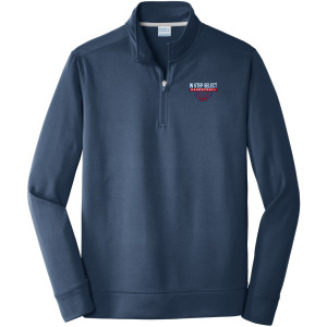 IN STEP EMB ADULT Perf Fleece 1/4 zip