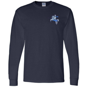 PCES sp CREST TRANSFER on ADULT UNISEX LS t-shirt