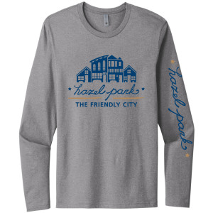 Hazel Park Long Sleeve Shirt with Sleeve Print