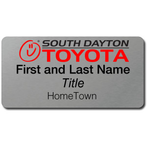 South Dayton Toyota – Name Tag