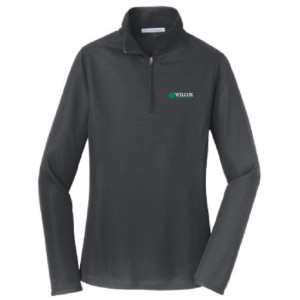 Wilcox - Port Authority Ladies Pinpoint Mesh 1/2-Zip - L806