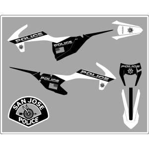 POLICE KTM MOTORCYLCE KIT