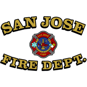 SAN JOSE FIRE PRINTED DOOR LOGO