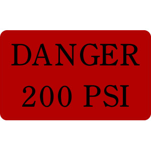 SKU: #19 DANGER 200 PSI