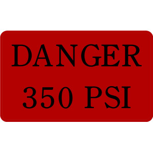 SKU: #20 DANGER 350 PSI