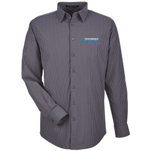 Performance Honda - Devon & Jones Men's CrownLux Performance® Tonal Mini Check Woven Dress Shirt - DG535